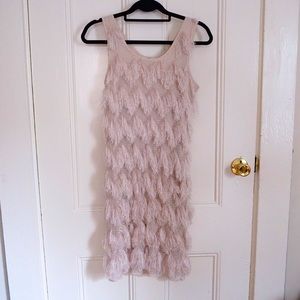 Ya Los Angeles Fringe Shaggy Dress